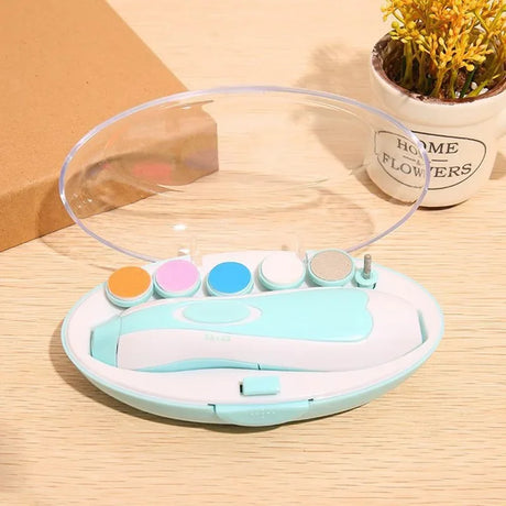 Multifunctional Electric Baby  Cutter Trimmer Manicure Tool Set Baby CareNail Trimmer Baby Nail File Clippers Toes Fingernail