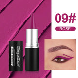 Matte Eyeliner Pencil Black White Blue Green Eyeliner Cream Waterproof and Not Easy To Smudge Colorful Eye Liner Eye Makeup Tool