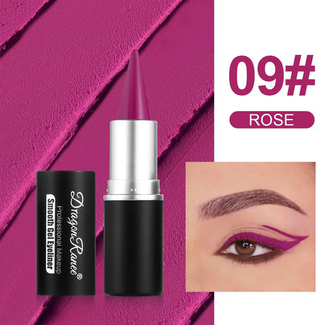 Matte Eyeliner Pencil Black White Blue Green Cream Waterproof