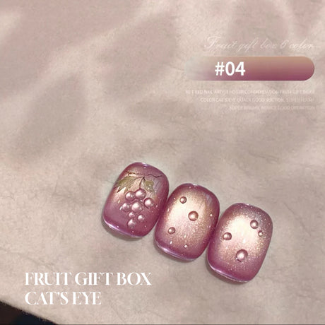 MN 1-20pcs 12ML Pink Gold Cat Eye Ocean Bubble Glass Beads Cat Eye Gel Nail Polish Blue Nails UV Light Nails Green Nails