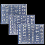 1pc Butterfly Sweater Snowflake 3D Acrylic Mold  Photo Frame  Silicone  Nail Art   Nails DIY  Nail Art Templates Nails  Mold
