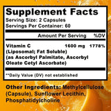 Liposomal Vitamin C -  Immune Support, Promotes Collagen Production, Promote Fat dissolving, Antioxidant