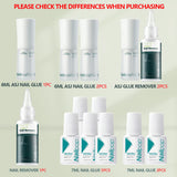 Nailpop SafeDry Eco Quick Dry Nail Glue 6/7ML Strong Hold Low Odor Clear False Nail Tips Adhesive Professional DIY Home 1/2pc