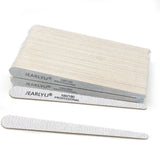 100Pcs Wooden Nail File Professional Sanding Buffer Files 100/180/240 Double Side For Salon Manicure Pedicure UV Gel Tips Tools