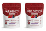 Women Hair Growth Vitamin Gummies Healthy Nourishment with Biotin Collagen Botanical Extracts Also for Skin Nail Care 60count