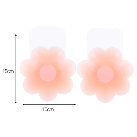 Women Lift Up Invisible  Reusable Self Adhesive Silicone Breast Lift Tape Nipple Cover Chest Paste Push Up Party Dress Bras