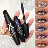 6-Color Mascara,Volumizing Lengthening,Waterproof Smudge-Proof,Long-Lasting Colorful Eyelash Makeup for Daily, Women's Cosmetics