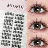 1/box 90 clusters idol False Eyelashes Black Natural Manga Lashes Anime Eyelashes Large Capacity Lashes Extension Chinese Makeup