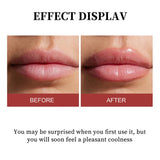 Water Glow Plump Lip Color Liquid Lip Gloss - Cream Moisturizing Non-greasy Lip Oil Gel Lip Care Balm Hydrating Shine