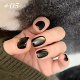 12ml 1-21pcs Brown Gold Cat Eye Gel Nail Polish Hot Selling Winter Whitening Magnet Gel Polish Gold Nails Nail Supplies Nail Art