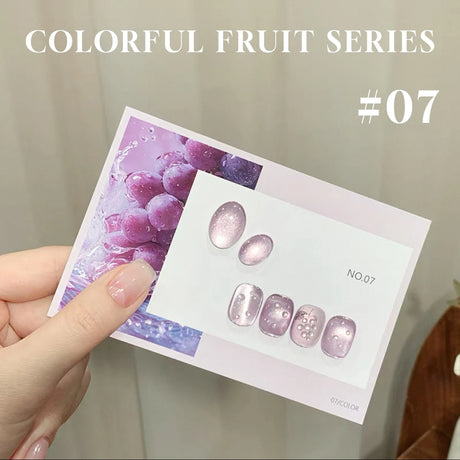 MN 1-20pcs 12ML Pink Gold Cat Eye Ocean Bubble Glass Beads Cat Eye Gel Nail Polish Blue Nails UV Light Nails Green Nails