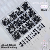 Conch Shell Coconut Tree Mermaid Tail Star Butterfly Heart Rhinestone Bowknot Christmas Snowflake Nail Art Accessory Decorations