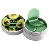 Rich Avocado Eye Mask Hyaluronic Acid Cocoa Butter Blend. Targets Dark Circles Puffy Eyes Wrinkles. Watericelevin 90g.