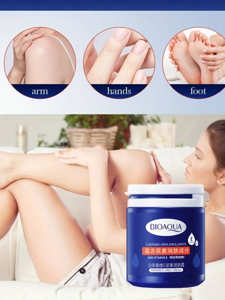 170G/Bottle Urea Moisturizing Cream, Hand Cream, Foot Cream, Body Lotion, Formulated with Glycerin, Vitamin E and Other Ingredients, Deeply Moisturizes the Skin, Prevents Dryness, and Leaves Skin Smooth and Supple, Suitable f