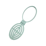 2-in-1 Foldable Comb Mirror Mini Portable Scalp Massage Comb Perfect for Travel Outgoing Use Easy to Carry Ideal Gifts