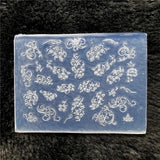 1pc Butterfly Sweater Snowflake 3D Acrylic Mold  Photo Frame  Silicone  Nail Art   Nails DIY  Nail Art Templates Nails  Mold
