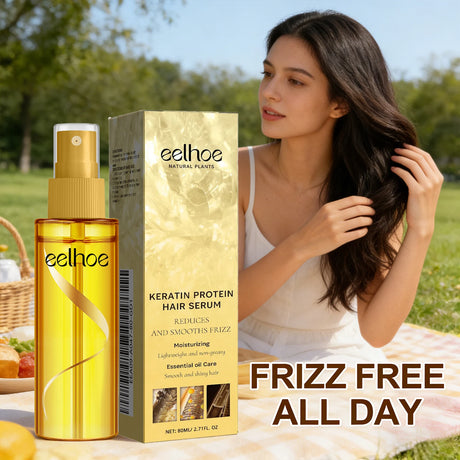 Keratin Protein Hair Serum Nourishing Repairing Damaged Hair Improve Gloss Reduce Hair Frizz Refreshing Hairdressing Oil Essence