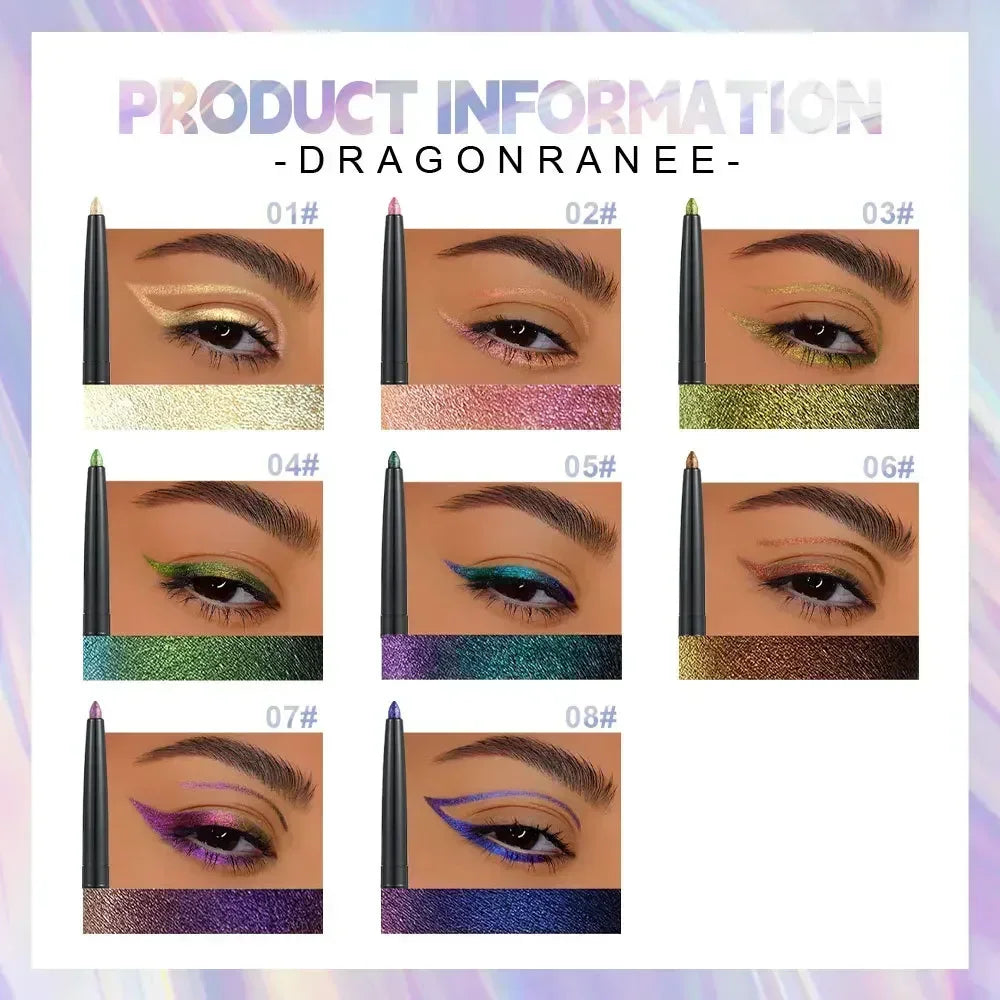 MultiChrome Aurora Chameleon Eyeliner Pencil Lasting Glitter Eyeshadow Lying Silkworm Pen Waterproof Beauty Cosmetics Eye Makeup