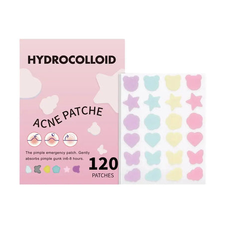 120 Counts Cute Colorful Butterfly Pimple Patches Acne Treatment Stickers Invisible Acne Cover Face Spot Pimple Patch Skin Care