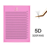 MAYOOC 320 Fans Premade Volume Fans Pointy Base Medium Stem Sharp Thin PreMade Russian Volume Fan Eyelash Extensions Custom Logo