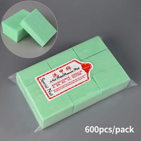600-Pack Foil Nail Wraps 100/200/ Gel Polish Remover Soak Off