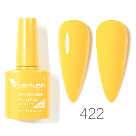 VIP5 Venalisa Nail Gel Polish Jelly Color HEMA/TPO FREE Nude Pink Semi Permanent Soak Off UVLED Gel Polish Sparkle Gel Varnish