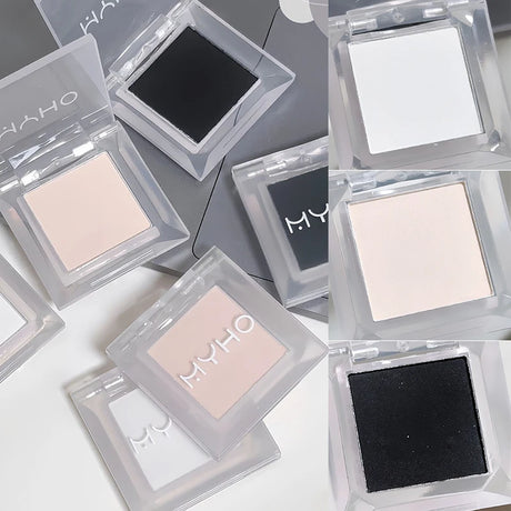 Monochrome Matte Highlighter Eyeshadow High Gloss Fine Powder White Black Eye Shadow Lying Silkworm Natural Brightening Contour