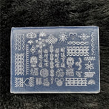 1pc Butterfly Sweater Snowflake 3D Acrylic Mold  Photo Frame  Silicone  Nail Art   Nails DIY  Nail Art Templates Nails  Mold