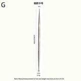 New Acupuncture Stick Double Head Face Massage Tool, Stainless Steel Acupressure Pen, Ear & Body Acupoint Probe For Muscle Relie