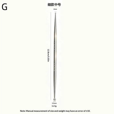 New Acupuncture Stick Double Head Face Massage Tool, Stainless Steel Acupressure Pen, Ear & Body Acupoint Probe For Muscle Relie