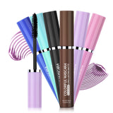 Colored Mascara Eyelashes Blue Pink Green Colorful Waterproof Mascara Charming Long Lasting Curling Mascara Eye Christmas Makeup