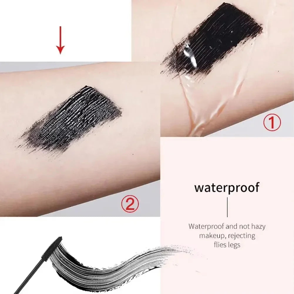 5D Waterproof Mascara Eyelashes Lengthening Long Lasting Silky Lash Black Eyelashes Extension Make Up Beauty Eye Korean Cosmetic