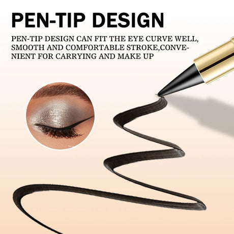 2-Pack Of Waterproof And Sweatproof Eyeliners Multi-Purpose