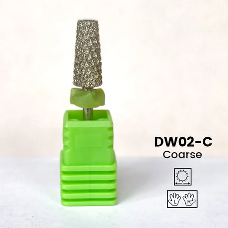 Diamond Ceramic Nail Drill Bits Milling Cutter For Manicure Left Right Rotary Cuticle Files Buffer DIY Nails Accessories Tools