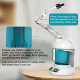 KSKIN Custom Hot Sale Face Mist Spray Portable Facial Steamer For Face Professional Ionic Facial Steamer
