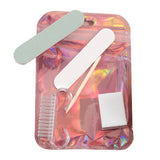 1pack ,Manicure And Pedicure Set, Mini Nail File And Orange Nail Stick Set