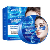 60/120pcs SADOER Caffeine Crystal Collagen Eye Mask: Moisturizing Eye Patches for Eye Care Ant -Aging Anti Wrinkles Skin Care
