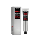 EELHOE Hair Dye Cream Smooth Silky Long Lasting Vibrant Color Nourishing Fashion Gentle Formula Protect Hair Coloring Cream 100g