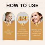Turmeric Vitamin C Firming Face Cream Anti-Aging Remove Wrinkles Improve Dullness Moisturizing Smoothing Brighting Facial Cream