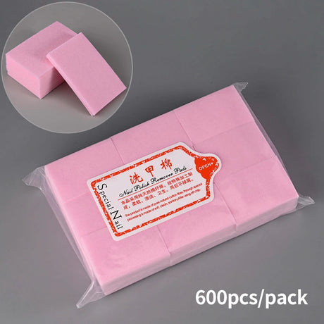 600-Pack Foil Nail Wraps 100/200/ Gel Polish Remover Soak Off