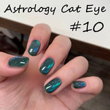 WS 10ML Sunlight Cat Eye Gel Nail Polish Autumn Winter Whitening Wine Red Color Light Sunset Glow Cat Eye Glass Beads Nail Atr