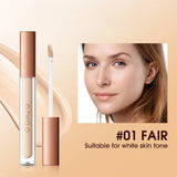 Waterproof Matte Concealer Cream Lightweight Foundation Makeup Base Full Coverage For Face And Dark Circles