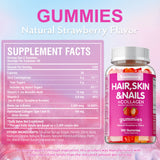 High Potency Biotin Gummies - for Healthy Hair, Skin & Nails, Hair Vitamins for Men & Women | Gluten Free
