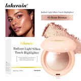 Highlighter Powder LongLasting Waterproof Face Instant Silky Skin Glow Baked Shimmer Illuminator Makeup Contouring Glitter