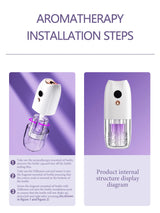 Multi-functional rechargeable portable aroma diffuser essential oil diffuser timer air freshener car home living room bathroom
