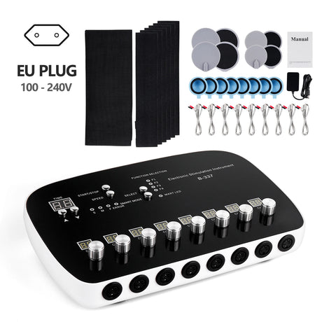 Microcurrent Muscle Stimulator EMS Tens Body Shaping Massage Breast Enhancement Neck Shoulder Back Arm Leg Massage Machine