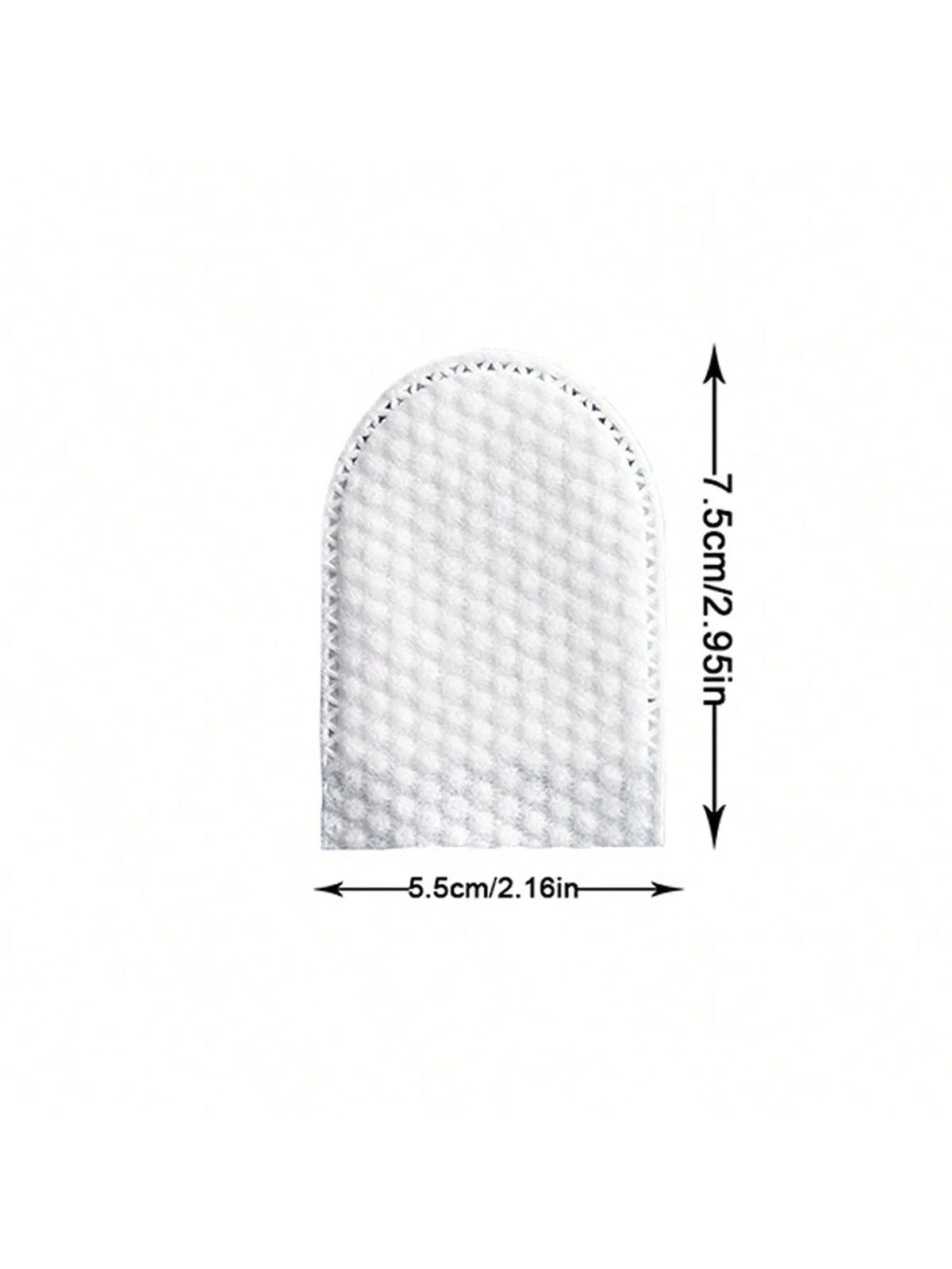 30Pcs/50Pcs/100Pcs Disposable Finger-Glove Type Makeup Remover Cotton Pads, U-Shaped Non-Woven Fabric, Double-Sided Pocket-Style, Soft and Lint-Free, Effective Makeup Removal