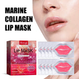 10Pcs Marine Collagen Lip Mask Nourishing Lip Care Moisture Fruits Essence Firming Moisturizing Labial Gel Patch Lips Pad Patche