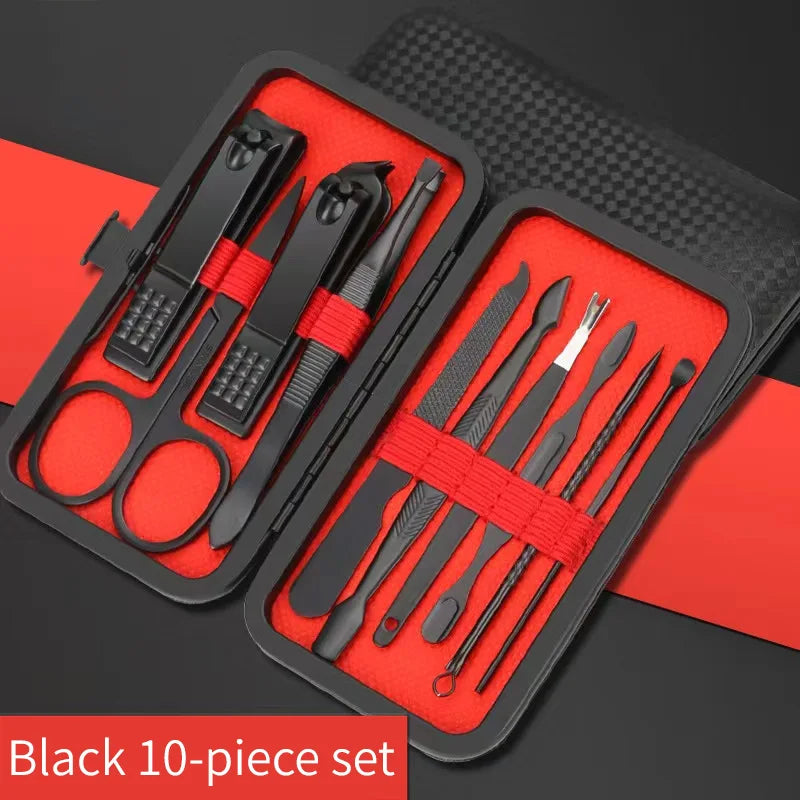 Nail Clipper Set Convenient Beauty Tools Nail Clipper Manicure Nail Trimmer Pedicure Knife Ear Peeling Knife Nail Manicure T