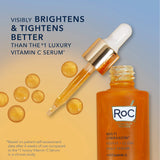 Patent-Pending Formula Vitamin C Facial Serum Infused With Hyaluronic Acid & Retinol, Daily Facial Care To Make Skin Appear Brighter & Smoother In Look